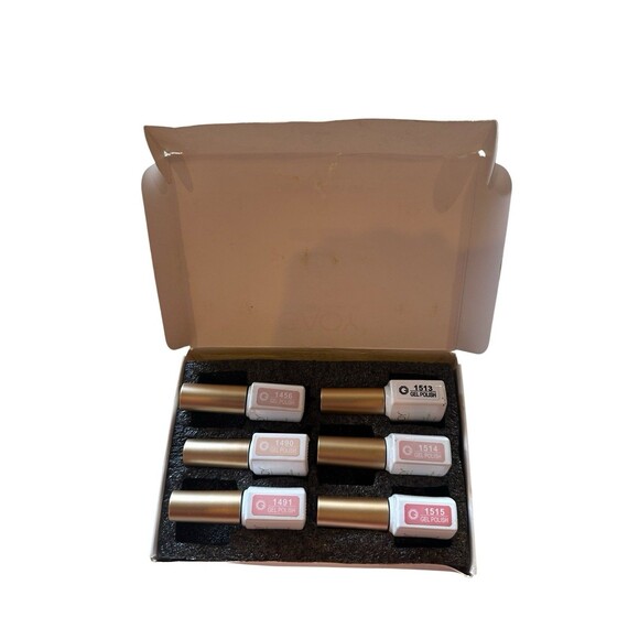 GAOY Milky White x Jelly Nude Nail Polish Gel Set of 6  New in Box - Picture 1 of 6